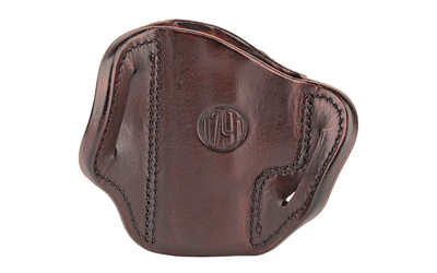 1791 Gunleather Belt Holster, Right Hand, Brown, Leather. Fits 1911 Glock 17, 19, 19x, 23, 25, 26, 27, 28, 29, 30, 32, 33, 45, 48 / FN FNS-9 / Ruger SR9, SR40, SR22 / S&W MP9, MP40, MP40c, Shield, 5903 / Sig Sauer P225-A1, P228, P229, P229c / Springfield XD9, XD40, XDS, XDE / Walther P99, P22, PPS, CCP / Taurus PT111, G2, G2c, 709 Slim / And similar frames - Image 2