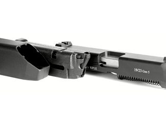 Advantage Arms Conversion Kit, 22LR, Fits Glock Generation 5 19/23, Black Finish, Standard Sights, 10 Rounds, 1 Magazine, Includes Range Bag