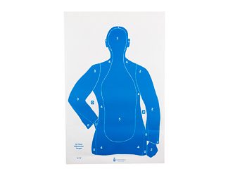 Action Target B-21E, Blue Paper Target, 23"x35", 100 Per Box