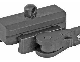 American Defense Mfg. Mount, Picatinny, For Harris Bipod, Quick Release, Black