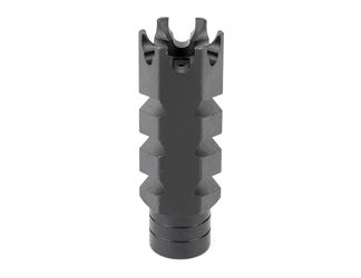 ATI Outdoors Shark Muzzle Brake, 1/2X28 Thread With Crush Washer, Fits AR-15, Black Oxide Finish