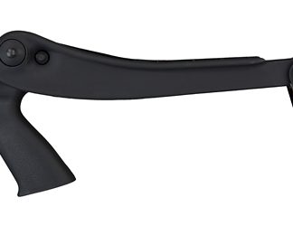ATI Outdoors Stock, Fits Mossberg/Winchester/Remington, 12 & 20 Gauge, Top Folder, Black