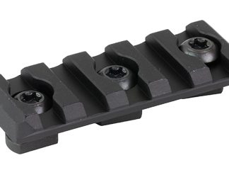 Arisaka Defense Low Profile Rail, Fits Picatinny M-LOK, 5 Slot, Anodized Finish, Black