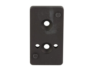 Arisaka Defense Optic Plate, Anodized Finish, Black, Fits Arisaka Offset Optic Mount, For Leupold DeltaPoint Pro, JPoint, Shield RMS, RMSc, Swampfox Sentinel, SIG Romeo Zero, Crimson Trace CT RAD Micro/Micro Pro, EOTech EFLX