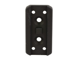 Arisaka Defense Optic Plate, Anodized Finish, Black, Fits Arisaka Offset Optic Mount, For Aimpoint Micro T1/T2/H1/H2, SIG Romeo 4, 5 (not 5X), Holosun HS403 (not A), HS503, HS515, HS530, Vortex Crossfire