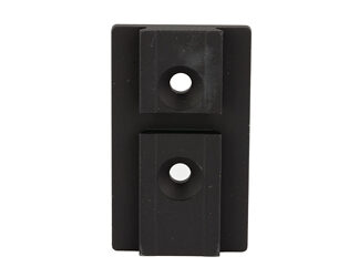 Arisaka Defense Optic Plate, Anodized Finish, Black, Fits Arisaka Offset Optic Mount, For Aimpoint Acro P1/P2, Steiner MPS