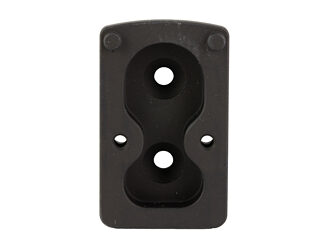 Arisaka Defense Optic Plate, Tall Height, Anodized Finish, Black, Fits Arisaka Offset Optic Mount, For Trijicon RMR, SRO, Holosun 407C, 507C, 508T, Swampfox Kingslayer, Liberty, Justice