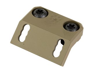 Arisaka Defense Offset Light Mount, For SureFire Scout Light Weapon Lights, Fits MLOK, Anodized Finish, Flat Dark Earth