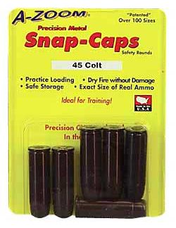 A-Zoom Snap Caps, 45 Colt, 6 Pack