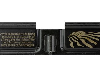 Battle Arms Development Dust Cover, Laser Engraved, Matte Finish, Black, Fits AR-15