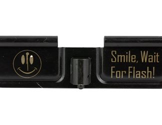 Battle Arms Development Dust Cover, Laser Engraved, Matte Finish, Black, Fits AR-15