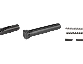 Battle Arms Development Enhanced Pin Set, For LR-308/SR-25/AR308 Rifles, Includes Enhanced Takedown Pin, Enhanced Pivot Pin, 2 KNS Detents, and 2 Springs, Black Finish