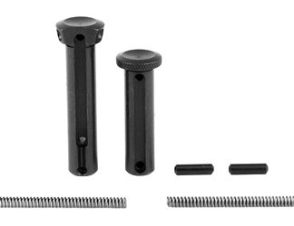 Battle Arms Development Enhanced Pin Set Kit, For AR Rifles, Includes Enhanced Takedown Pin, Enhanced Pivot Pin, 2 KNS Detents, and 2 Springs, Black Finish