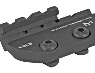Bravo Company BCMGUNFIGHTER, Offset Light Mount, MLOK Compatible, Picatinny Rail for SureFire Scout Light, Black