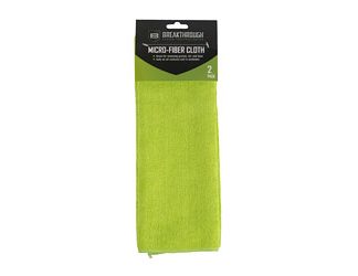 Breakthrough Clean Technologies Green Microfiber Towel Cloth, 14" X 14"