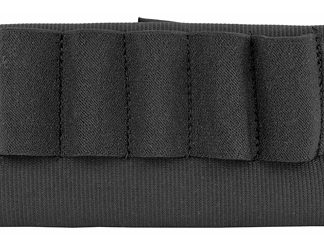 BLACKHAWK BLACKHAWK!, BlackHawk, Buttstock Shell Holder - Open Style, Shotgun, Black