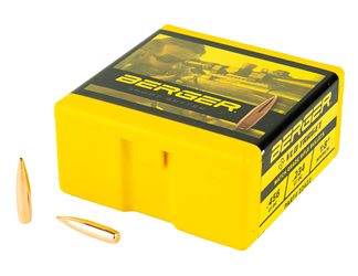 Berger Bullets VLD Target, .224 Diameter, 22 Caliber, 80 Grain, Boat Tail Hollow Point, 100 Count