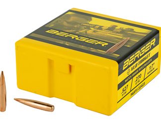 Berger Bullets VLD Target, .224 Diameter, 22 Caliber, 90 Grain, Boat Tail Hollow Point, 100 Count