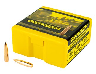 Berger Bullets BT Target, 243 Diameter, 6MM/243 Winchester, 108 Grain, Boat Tail Hollow Point, 100 Count