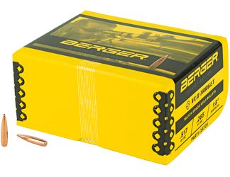 Berger Bullets VLD Target, .243 Diameter, 6MM/243 Winchester, 105 Grain, Boat Tail Hollow Point, 500 Count