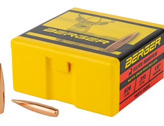 Berger Bullets Elite Hunter,  .264 Diameter, 6.5MM, 140 Grain, Boat Tail Hollow Point, 100 Count