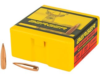Berger Bullets Classic Hunter, .264 Diameter, 6.5MM, 130 Grain, Boat Tail Hollow Point, 100 Count