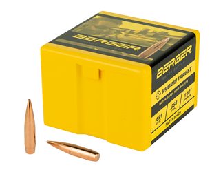 Berger Bullets Hybrid Target, .308 Diameter, 30 Caliber, 215 Grain, Hollow Point Boat Tail, 100 Count