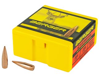 Berger Bullets VLD Hunting, .308 Diameter, 30 Caliber, 155 Grain, Hollow Point Boat Tail, 100 Count