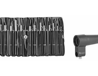 BSA Optics Bore Sighter Kit with Arbors, in Soft Case, Clam Pack
