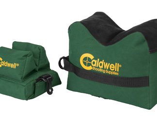 Caldwell Deadshot Shooting Bags, Front, Rear and Combo, Green, Unfilled
