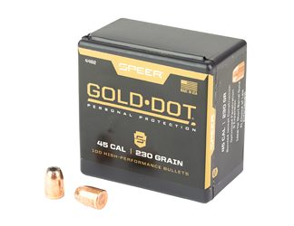 Speer Ammunition Speer Gold Dot