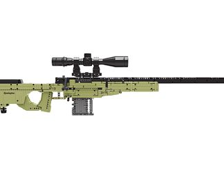 Caliber Gourmet Building Blocks Sniper Rifle Toy, Multi Color