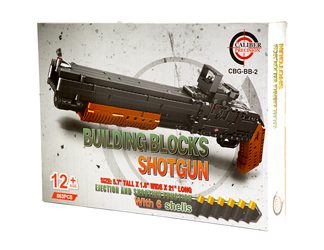 Caliber Gourmet Building Blocks Shot Gun Toy, Multi Color