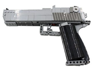 Caliber Gourmet Building Blocks Hand Gun Toy, Multi Color