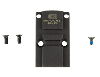 C&H Precision Optic Mounting Plate, Fits Trijicon RMR, RMR to Aimpoint ACRO & C&H Duty/Duty-XL, Matte Finish, Black