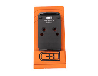 C&H Precision V4, Optic Mounting Plate, For Walther PDP 2.0 to Trijicon RMR/SRO, Holosun 407C/507C/507Comp/508T/C&H EDC-XL/COMP, Anodized Finish, Black