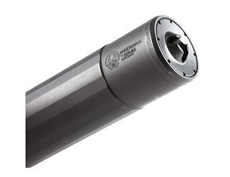 Dead Air Armament Front Cap, Fits Dead Air Sandman/Pyro, 7.62MM, Black Finish