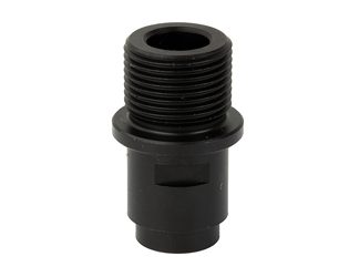 Dead Air Armament Thread Adapter, 1/2X28, Fits Walther P22, Black Finish
