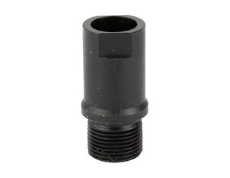Dead Air Armament Thread Adapter, 1/2X28, Fits GSG 1911, Black Finish