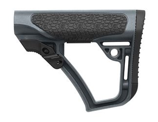 Daniel Defense Mil-Spec Collapsible Buttstock, Fits AR Rifles, Tornado Gray