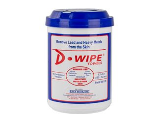 D-Lead Wipes, 150 Count, Disposable Wipes, 8/Pack, Pop Up Canister