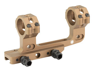 DLOC Precision Cantilever Scope Mount, 30mm, 2.05" Height, Hardcoat Anodized Finish, Tan, Fits Picatinny