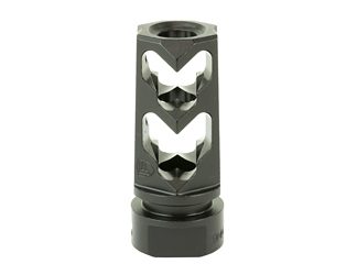 Fortis Manufacturing, Inc. Muzzle Brake, 9MM, 1/2X36, Black Finish