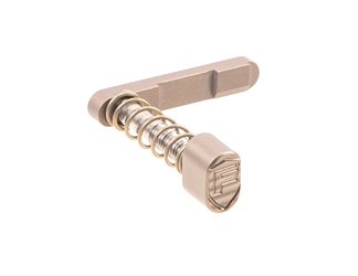 Fortis Manufacturing, Inc. Billet Magazine Catch and Release, Nitride Finish, Flat Dark Earth, Fits AR-15