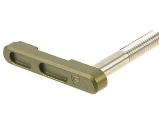 Fortis Manufacturing, Inc. Billet Magazine Catch, Nitride Finish, Olive Drab Green, Magazine Catch Only