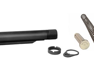 Geissele Automatics Buffer Tube Complete Assembly, Fits AR-15, Anodized Finish, Black, 6-Position, H3 Buffer, Super 42 Spring