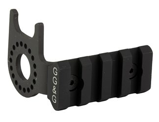 GG&G, Inc. Flashlight Mount, Fits Mossberg 500, Anodized Finish, Black