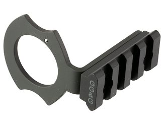 GG&G, Inc. Flashlight Mount, Fits Mossberg 590, Anodized Finish, Black