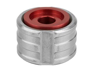 GG&G, Inc. Follower, High-Visibility Red, Stainless Steel Body Resists Common Causes For Malfunctions, Deep Spring Pocket, Stainless Construction