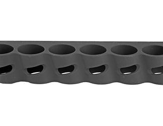GG&G, Inc. Side Saddle Shell Holder, Fits Mossberg 500, 590 12 Gauge, Angle Facilitates Bottom Loading of the Magazine Tube and Top Loading of the Chamber, Black Finish